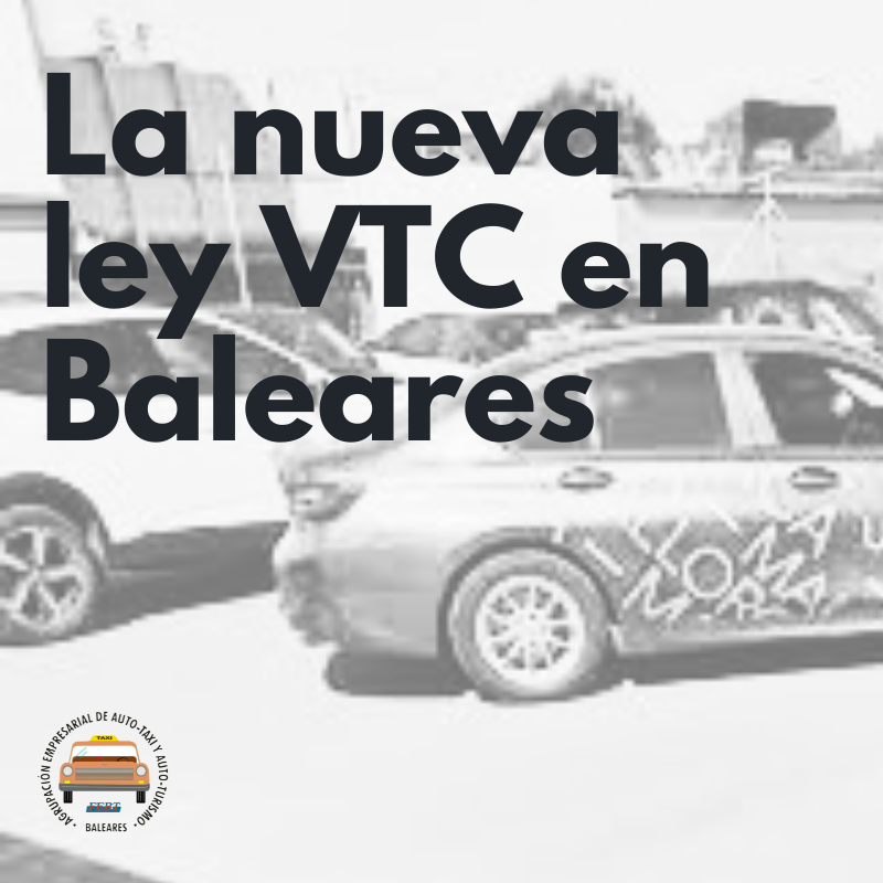 La nueva ley de vtc en Baleares